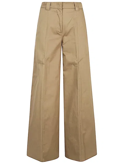 The Latest Alma Cotton Trousers In Brown