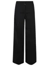 The Latest Thelatest Wide Black Alma Trousers In Black