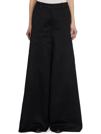The Latest Alma Gabardina Black Trousers