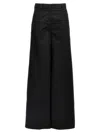 The Latest Woman Pants Black Size 8 Cotton In Black