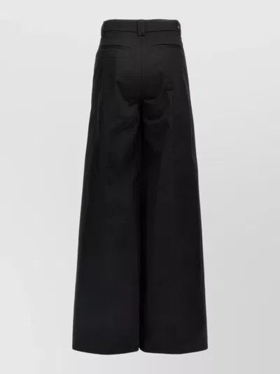 The Latest Alma Pants Wide Leg Belt Loops In Black