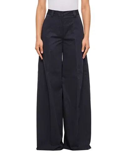 The Latest Alma Popeline Trousers In Black