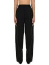 The Latest Billie Lightweight Poplin Trousers Black In Black