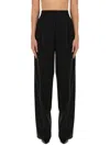 The Latest Wide Black Axel Trousers In Black