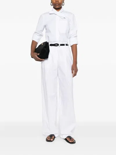 The Latest `axel` Pants In White