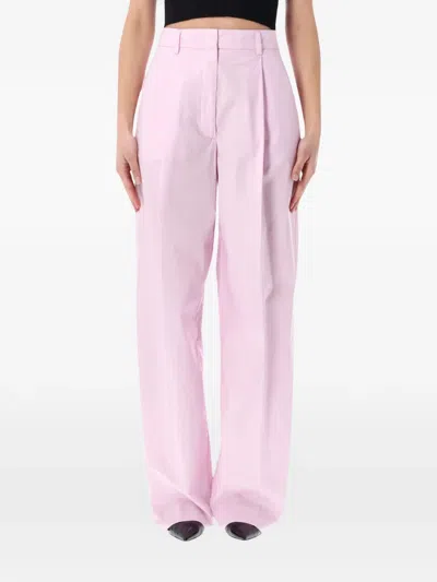 The Latest Axel Pleated Trousers In Pink