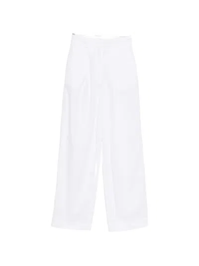 The Latest Axel Pleated Trousers In White