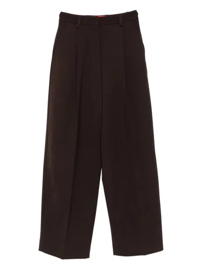 The Latest "axel" Wool Polyester Ab Trousers In Brown