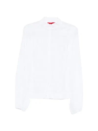 The Latest Balloon-sleeve Shirt In White