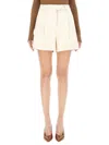 The Latest White Solid Shorts