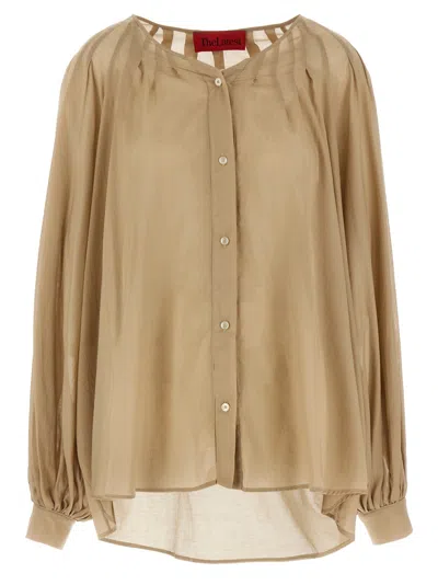 The Latest Beige Biro Overshirt