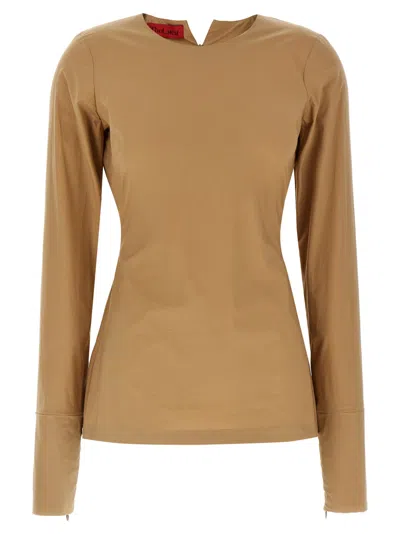 THE LATEST BEIGE TERRY T-SHIRT