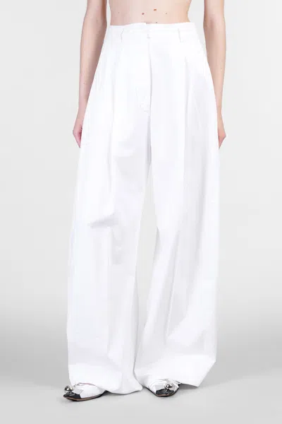The Latest Billie 3111 Pants In White Cotton