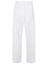 The Latest Billie Cotton Trousers In White