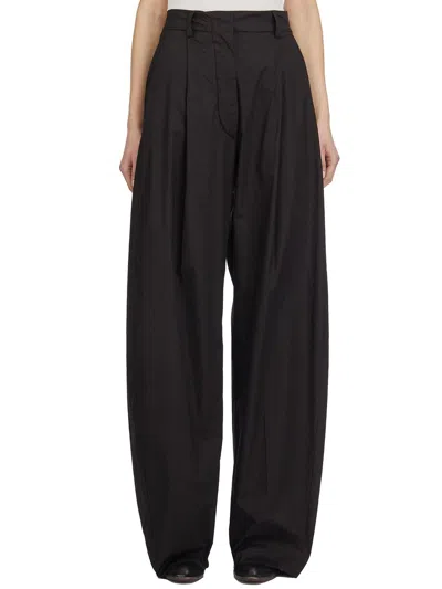 THE LATEST THE LATEST BILLIE LIGHTWEIGHT POPLIN TROUSERS BLACK