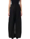 The Latest Billie Lightweight Poplin Trousers Black In Black