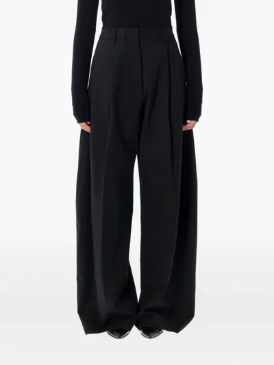 The Latest Billie Pleat-detailing Trousers In Brown