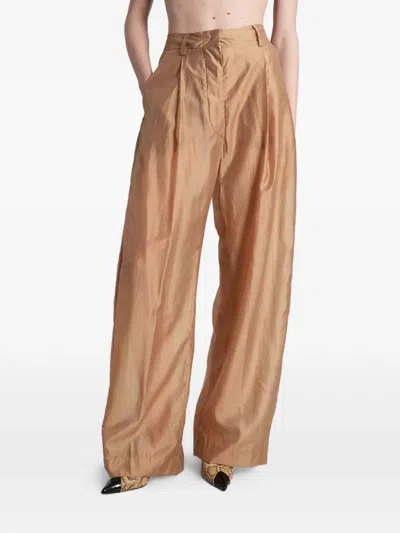 The Latest Billie Pleated Palazzo Trousers In Black