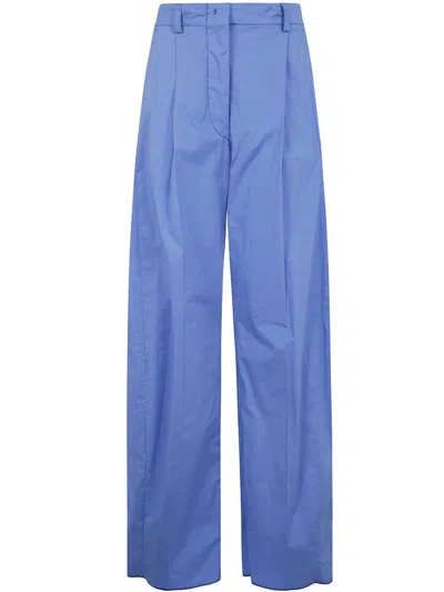 The Latest Billie Poplin Lightweight Ab Trousers In Blue