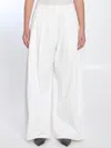 The Latest Cotton Wide Leg Pants In White
