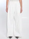 The Latest Cotton Wide Leg Pants In White