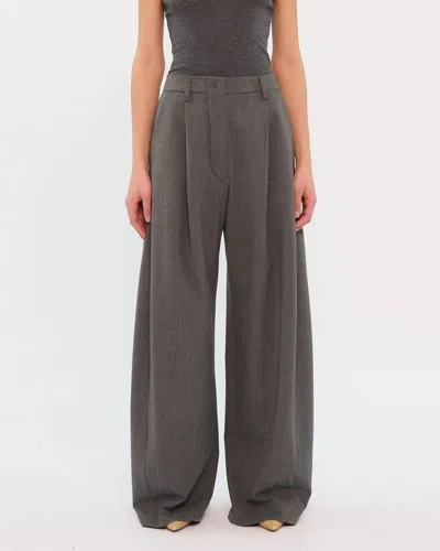 The Latest Billie Wide Leg Pants In Medium Grey In Gray