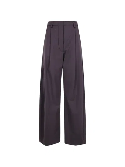 The Latest Billie Wool Blend Trousers In Brown