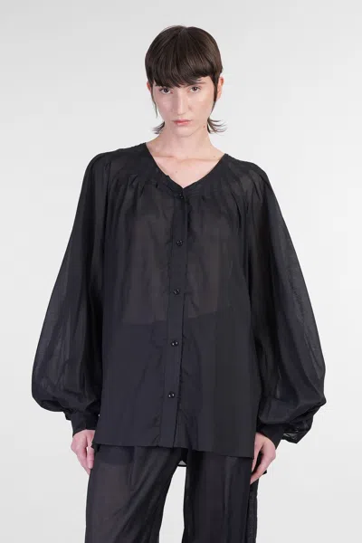 The Latest Biro Shirt In Black Cotton