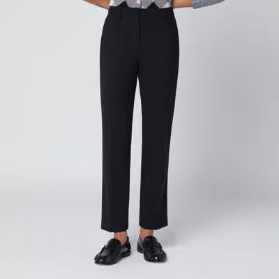 The Latest Tailored Pants Back Pockets Belt Loops In Black