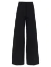 The Latest Thelatest Wide Black Alma Trousers In Black