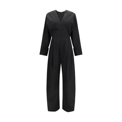 The Latest Black Cotton Jumpsuit