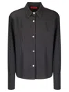 The Latest Black Long-sleeved Shirt With Classic Collar In Black