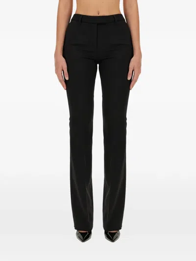 The Latest Skinny Fit Pants With Classic Waistband In Black