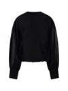 The Latest Thelatest Diana Muslin Shirt In Black