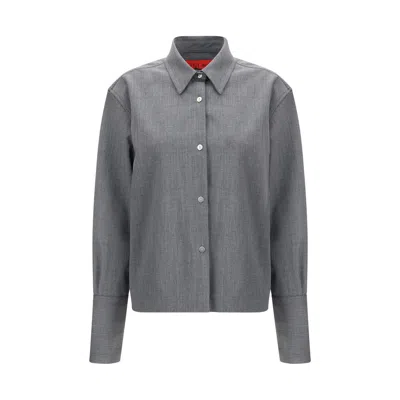 The Latest Blue Women's Shirt In Gray