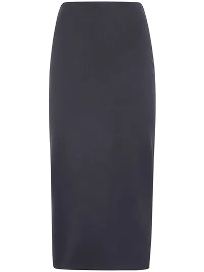 The Latest "bree" Wool Polyester Ab Long Dress In Black
