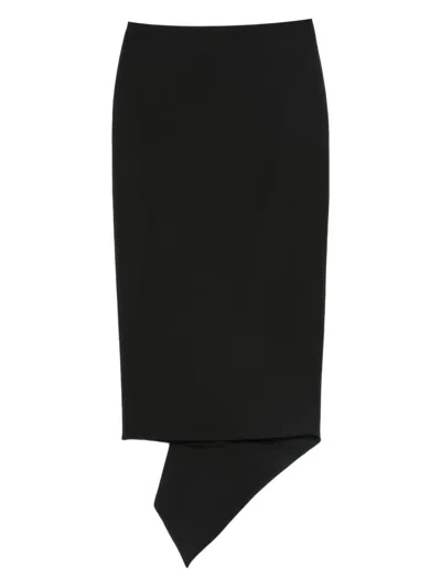 THE LATEST THE LATEST "BREE" WOOL POLYESTER AB LONG DRESS CLOTHING