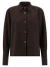 The Latest Cuffed-button Long Sleeves Shirt In Brown