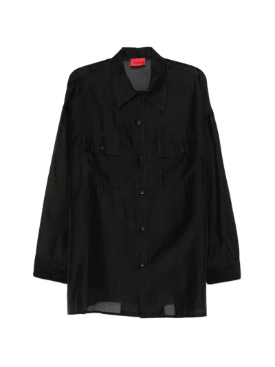The Latest Button-up Long-sleeve Shirt In Black