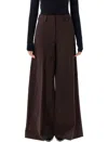 The Latest C-alma Wide-leg Brown Tailored Trousers