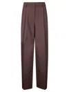 The Latest High-waisted Brown Trousers With Relaxed Fit In Brown