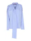 The Latest Sky Cecilia Shirt Frontal Buttons Closure In Blue
