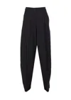 The Latest L-blend Tapered Pants With Dart In Black