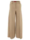 The Latest Billie Poplin Sand Pants In Brown