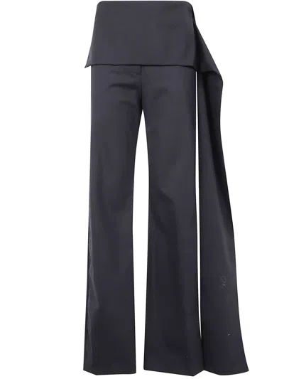 The Latest "claire" Poly Wool Ab Trousers Clothing In Blue