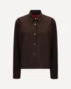 The Latest Cuffed-button Long Sleeves Shirt In Brown