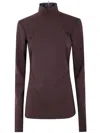 The Latest "clio" Wool Polyester Top In Brown