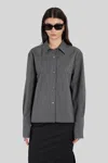 The Latest Codie 4006 Shirt In Grey Wool In Gray