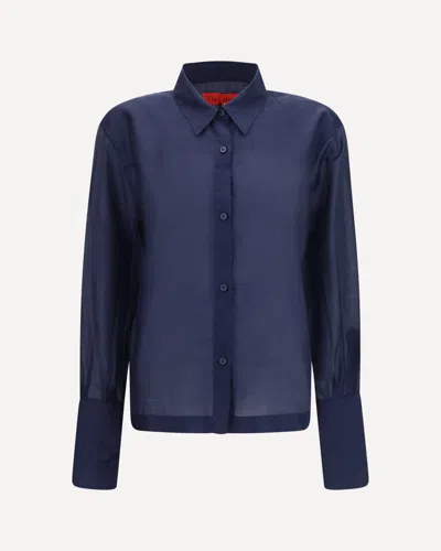 The Latest Codie Lightweight Muslin Shirt In Blue