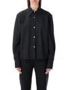 The Latest Black Long-sleeved Shirt With Classic Collar In Black